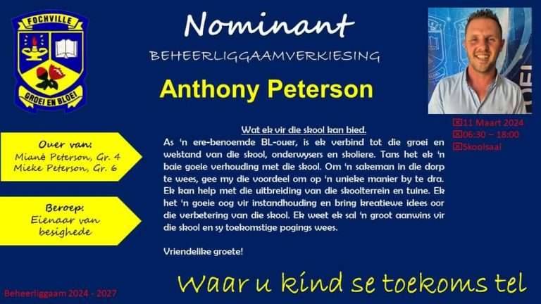 Beheerliggaam - Laerskool Fochville