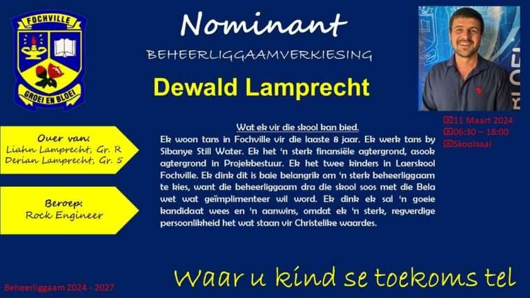 Beheerliggaam - Laerskool Fochville