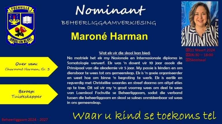 Beheerliggaam - Laerskool Fochville