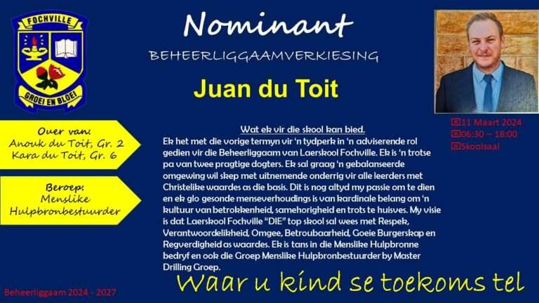 Beheerliggaam - Laerskool Fochville